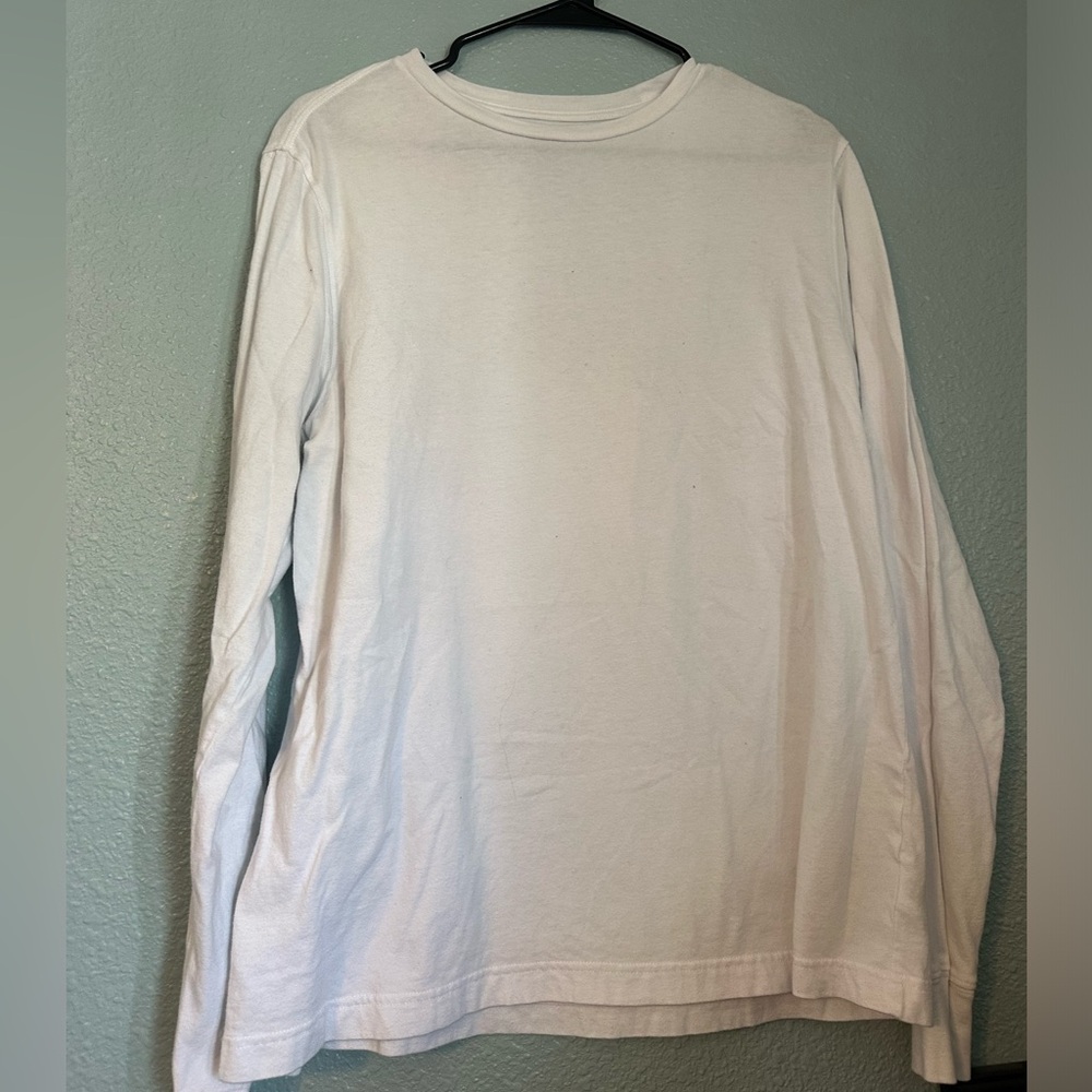 Plain white long sleeve